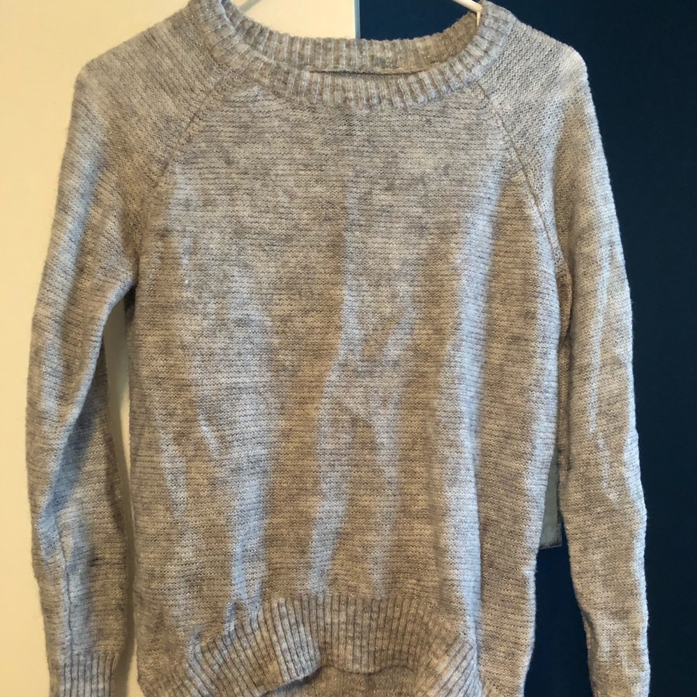 Target silver sweater